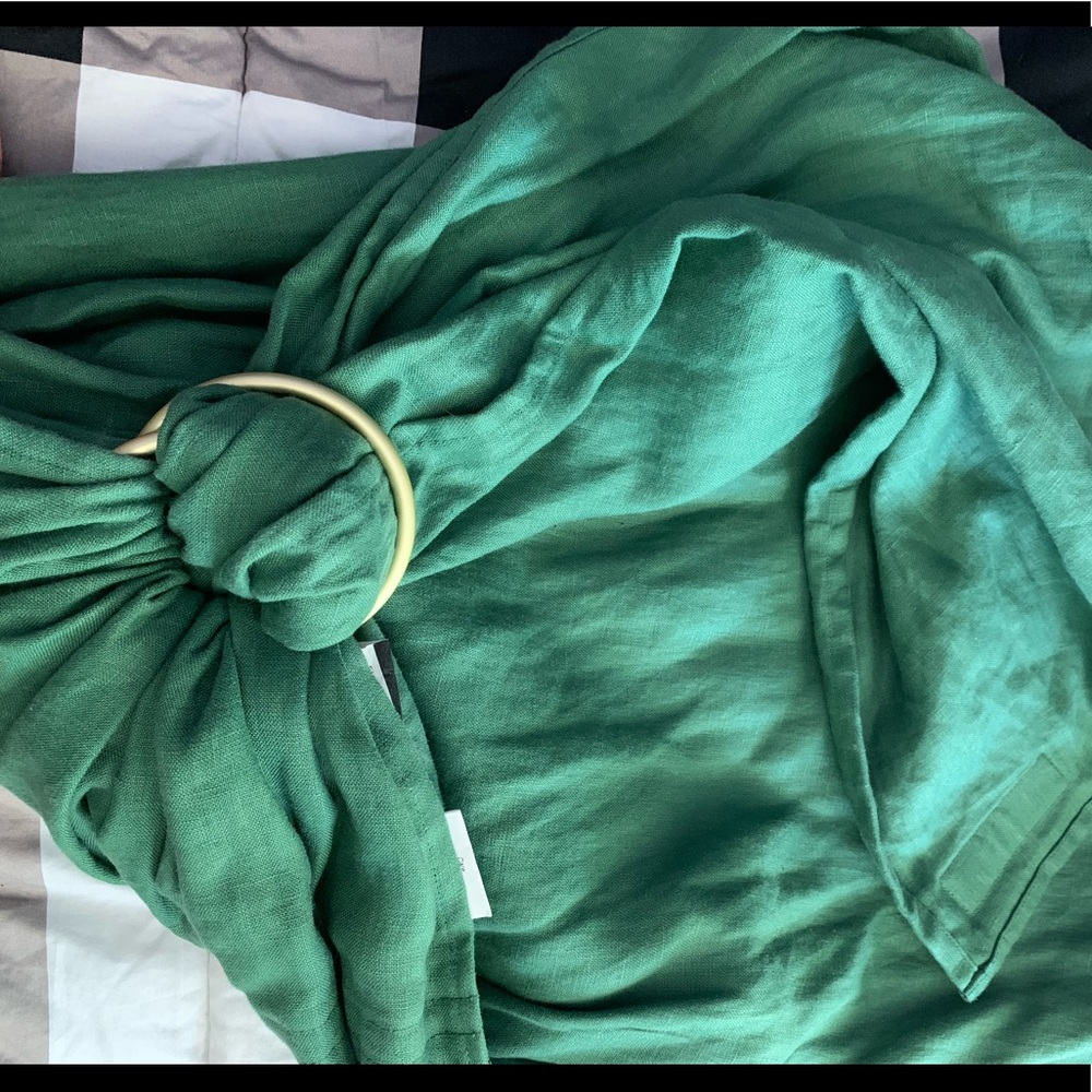 Macaw double layer standard with gold rings